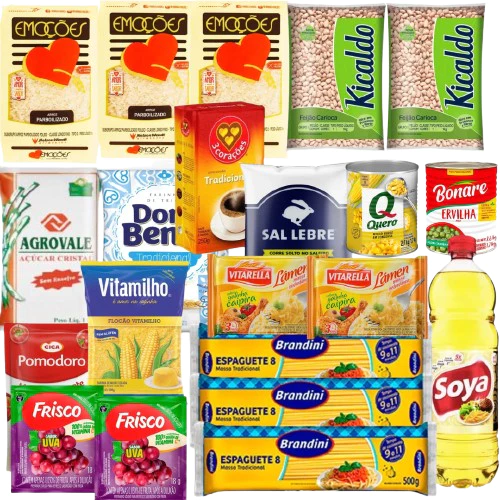 Cesta Básica Completa com feijão carioca + Limpeza Premium - Imagem 4