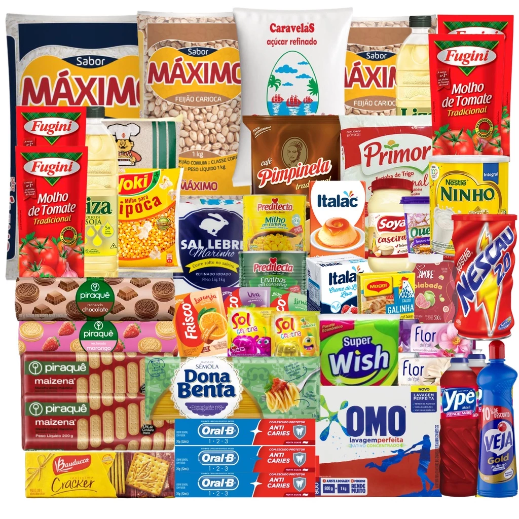 Cesta Básica De Alimentos Completa Produtos Variados