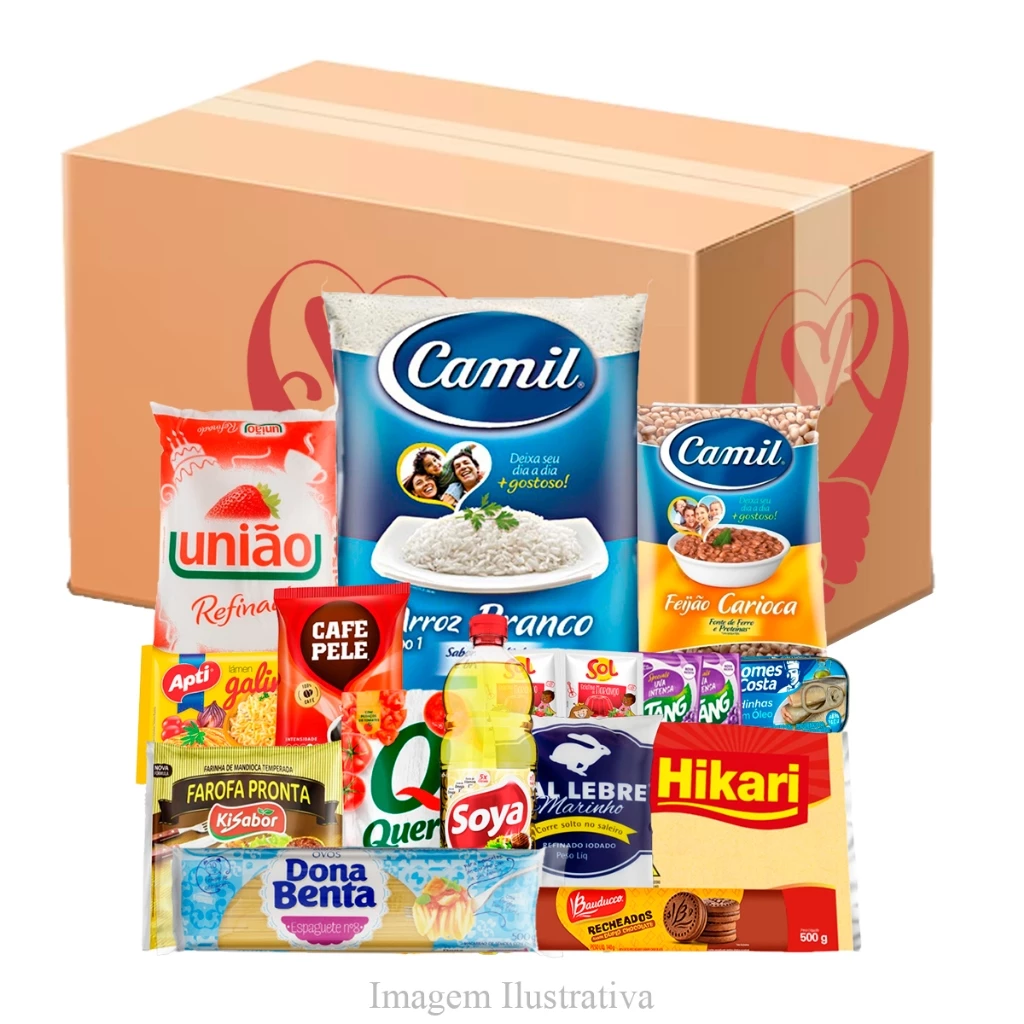 Cesta Básica De Alimentos Completa Produtos Variados
