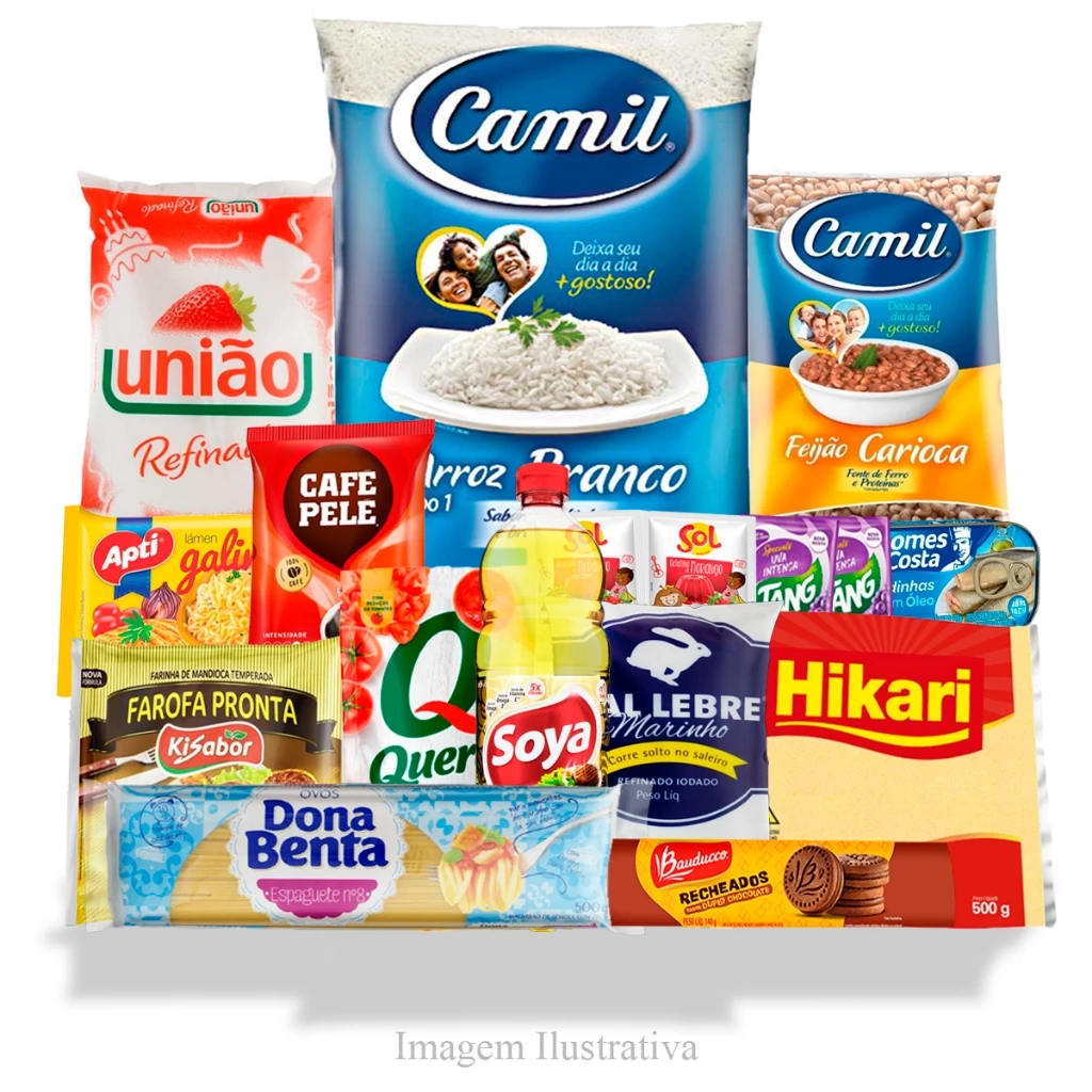 Cesta Básica De Alimentos Completa Produtos Variados