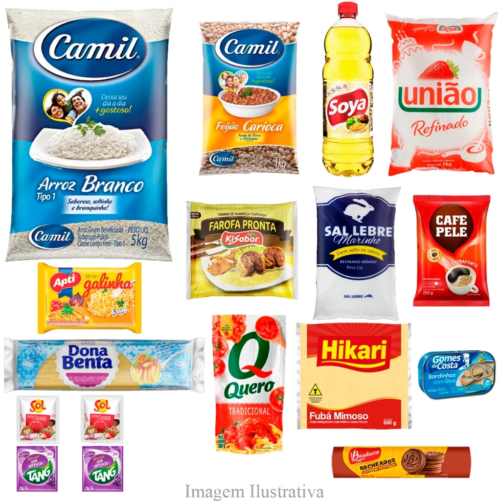 Cesta Básica De Alimentos Completa Produtos Variados