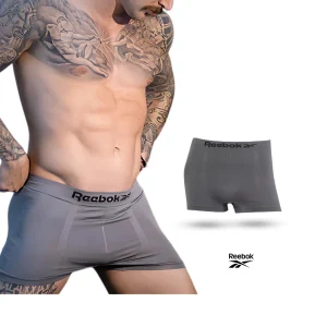 Cueca Boxer Reebok Original Masculina Kit 12 Unid Sem Costura Microfibra Conforto