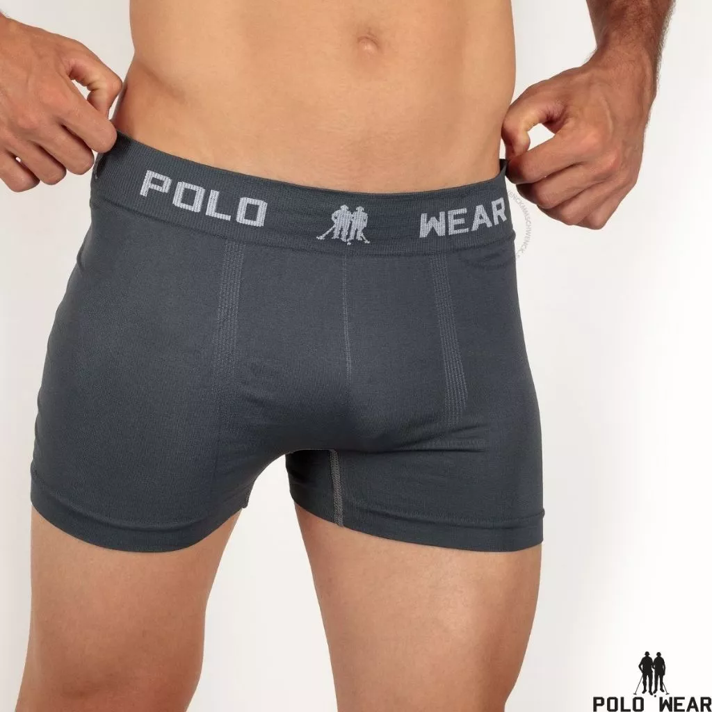 Kit 10 Cuecas Boxer Polo Wear Masculina Microfibra Sem Costura Leve Elástico - Imagem 6