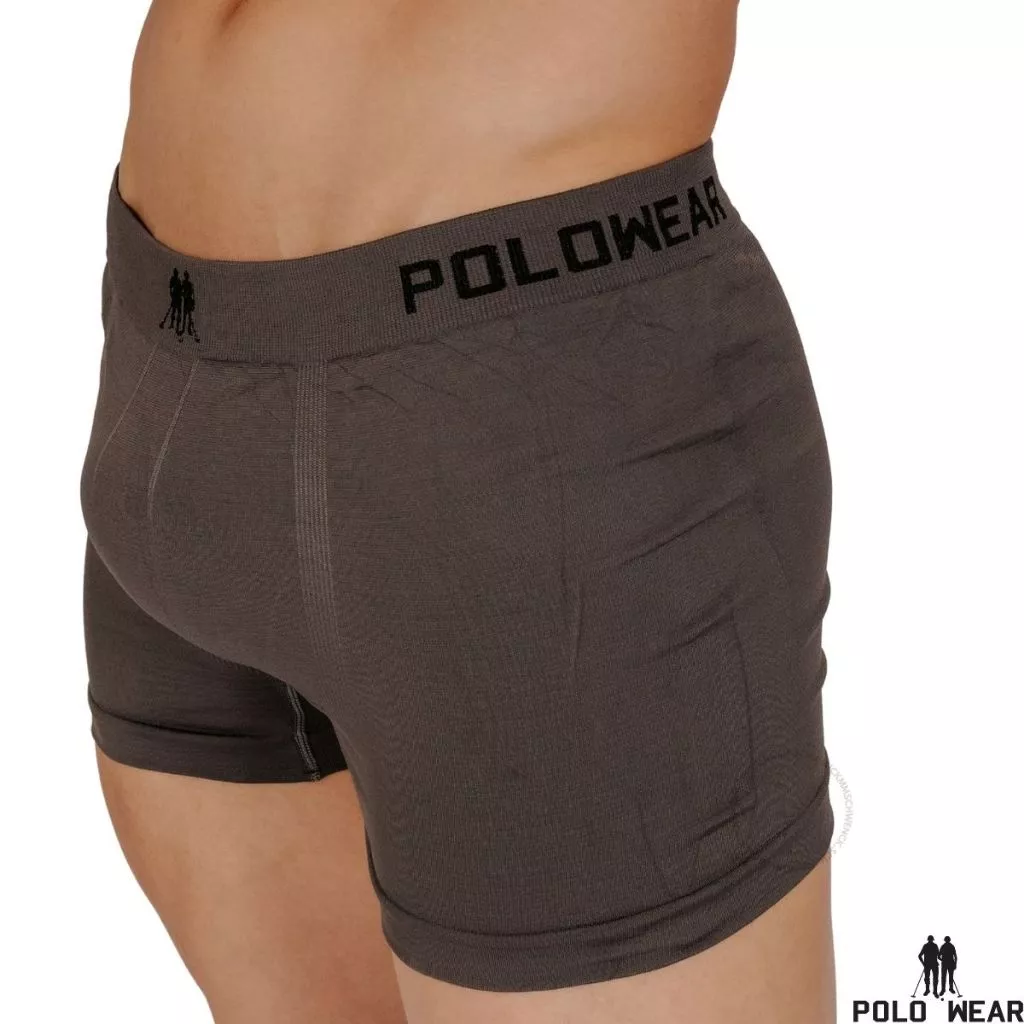 Kit 10 Cuecas Boxer Polo Wear Masculina Microfibra Sem Costura Leve Elástico - Imagem 5