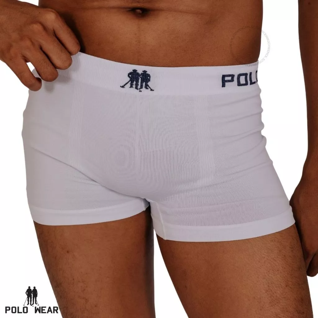 Kit 10 Cuecas Boxer Polo Wear Masculina Microfibra Sem Costura Leve Elástico - Imagem 4