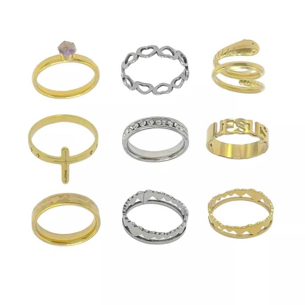 Kit Bijuterias Resistentes 90 Peças com Mostruário para Revenda - Imagem 3