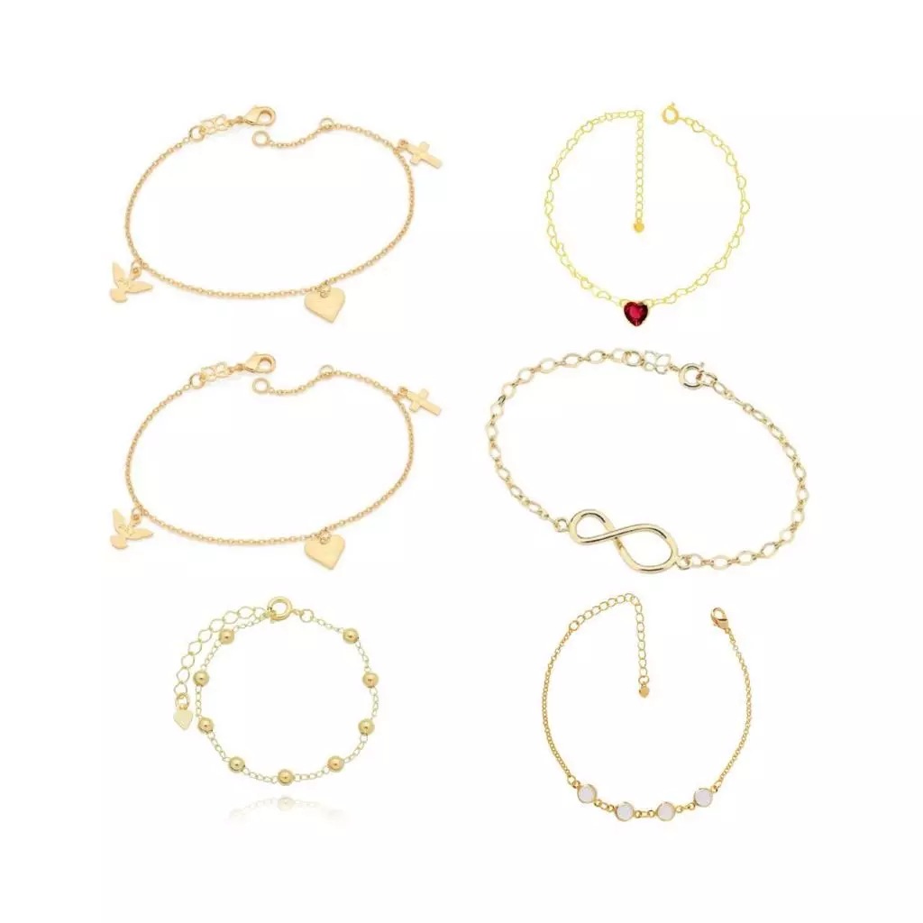 Kit Bijuterias Resistentes 90 Peças com Mostruário para Revenda - Imagem 5