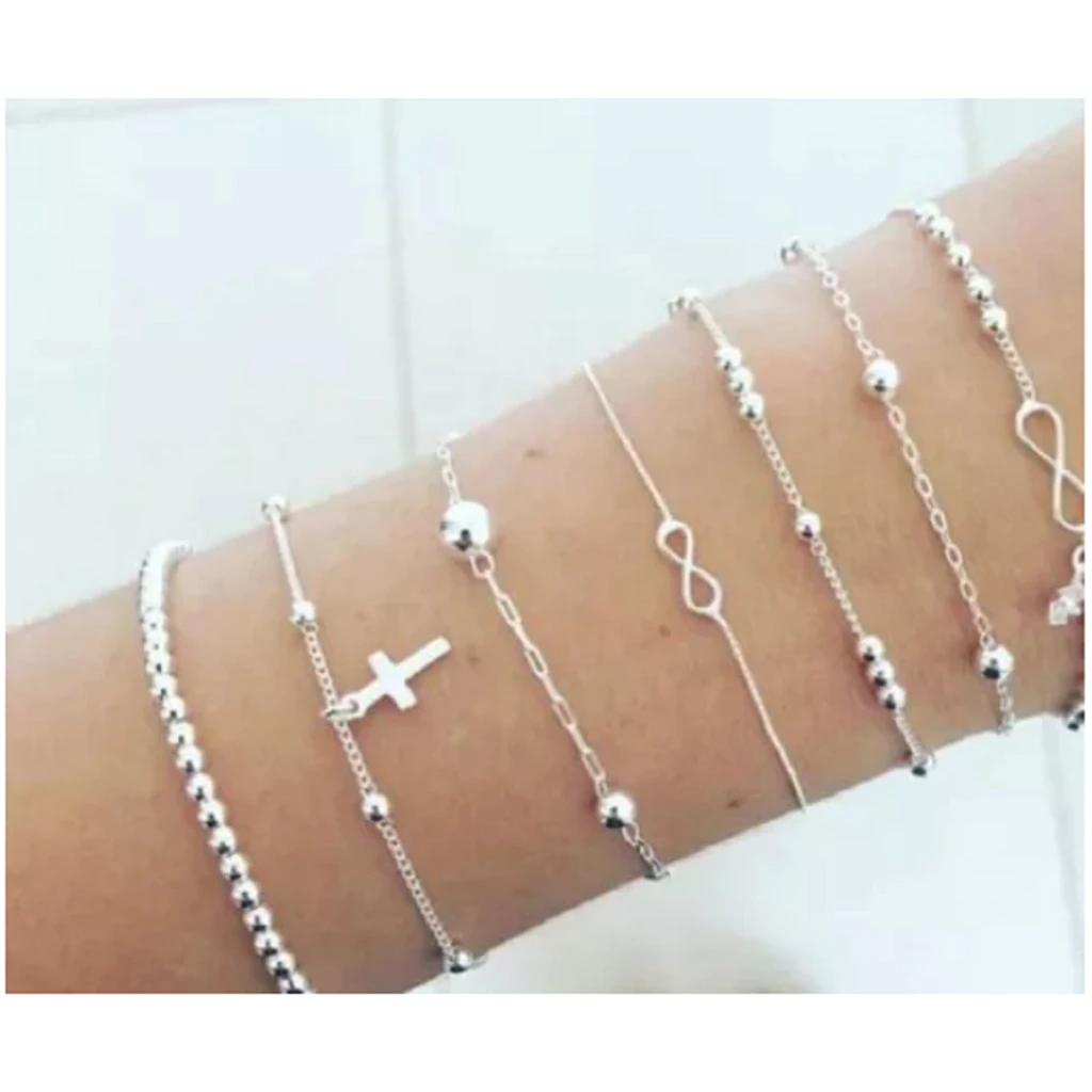 Kit com até 50 Pulseiras bijuterias Folheadas a Prata ou Ouro Revenda Portfolio VF Gestão