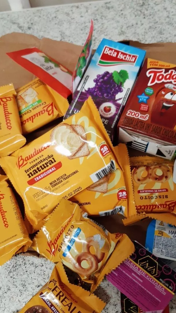 Kit Cesta Café da Manhã com 30 - 35 e 40 itens, venha ser uma de nossas revendedoras e tenha vantagens. PortfólioVFG-SN