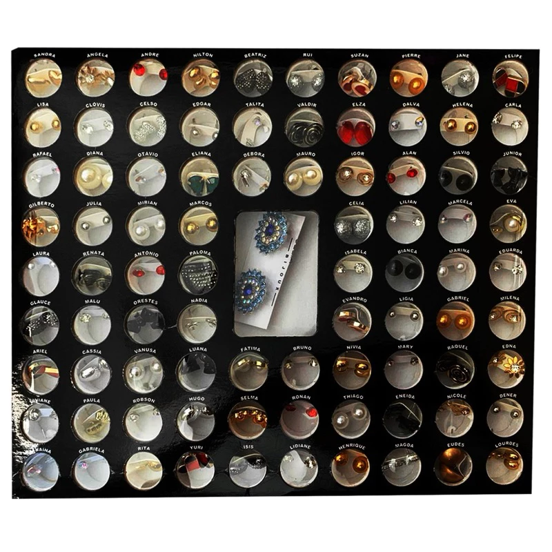 Kit Revenda de Brinco, com 84 Pares de Brincos Com Raspadinha Para Revenda - Imagem 2