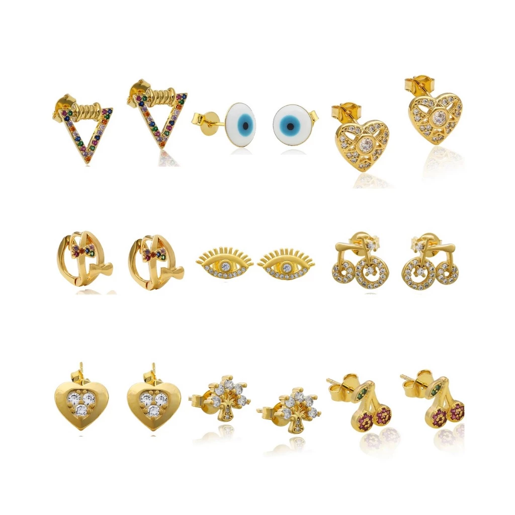 Kit com 97 Pçs de Bijuterias + Mostruário para Revender - Imagem 3