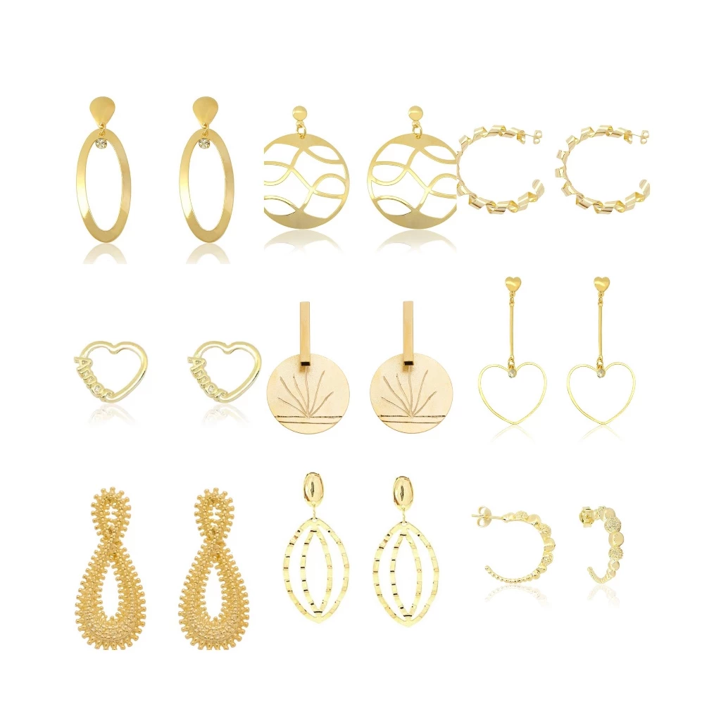 Kit com 97 Pçs de Bijuterias + Mostruário para Revender - Imagem 6