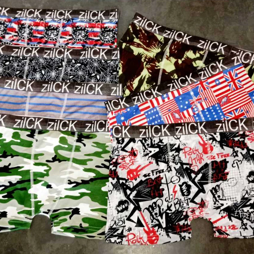 Kit com 10 Cuecas Boxer Masculina Microfibra Adulto Forro 100% Algodão Cueca Box Masculino Roupa Íntima Coeca-Revenda - Imagem 5