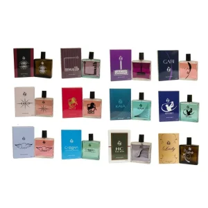 Kit com 12 a 24 Perfume Feminino Perfume Masculino 100ml Cada Inspirados