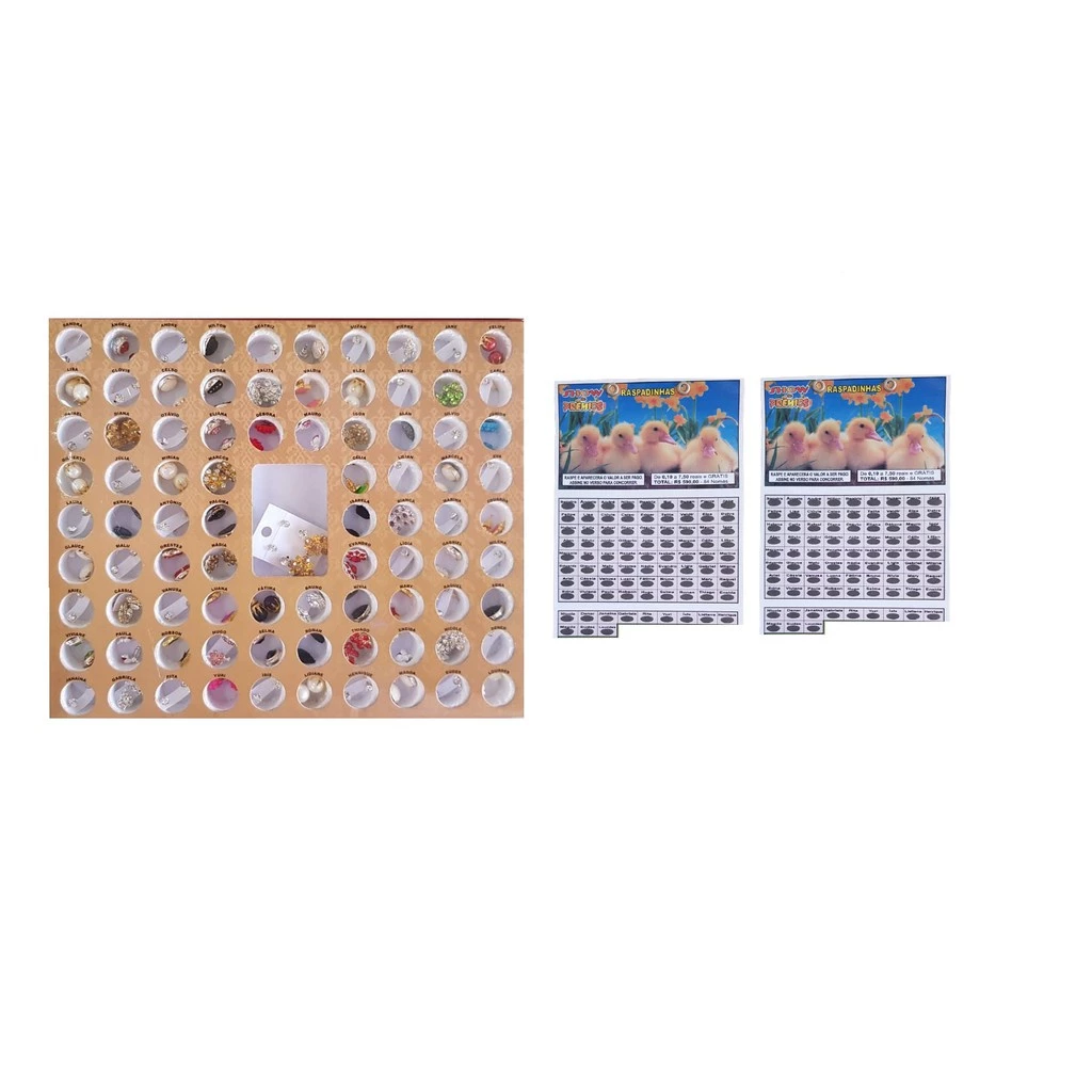 Kit com 84 Pares de Brincos para Revenda + Raspadinha Premiada - Imagem 4
