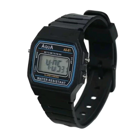 Kit 10 PCS Relógios Masculinos de Pulso Aqua AQ Digital esportivo pequeno - Imagem 2
