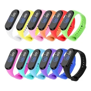 Kit Atacado 5 10 15 20 Peças Aleatórias Unissex À Prova D'água Relógio Esportivo LED