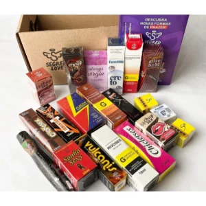 Kit Sex Shop 12 Peças Gel Lubrificante Produtos Erótico